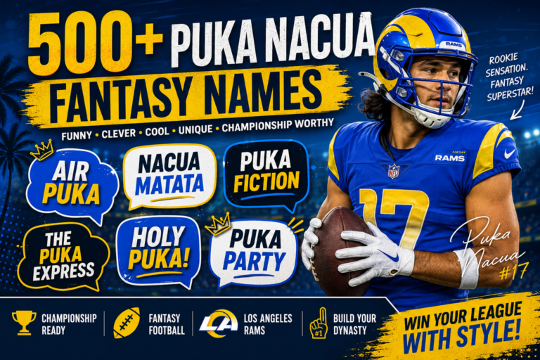 Puka Nacua Fantasy Names