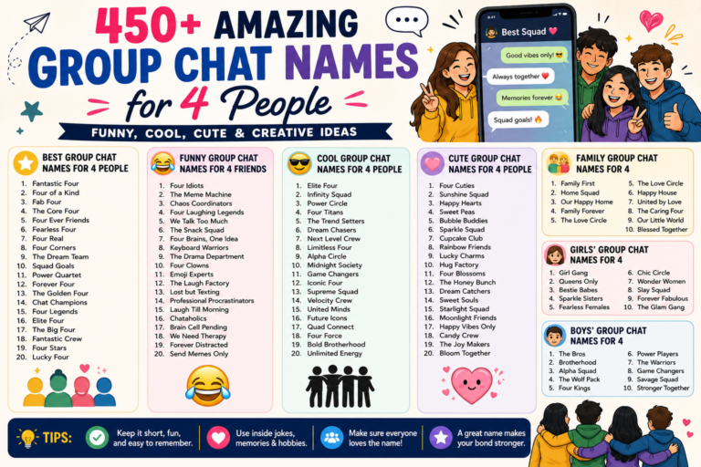Group Chat Names