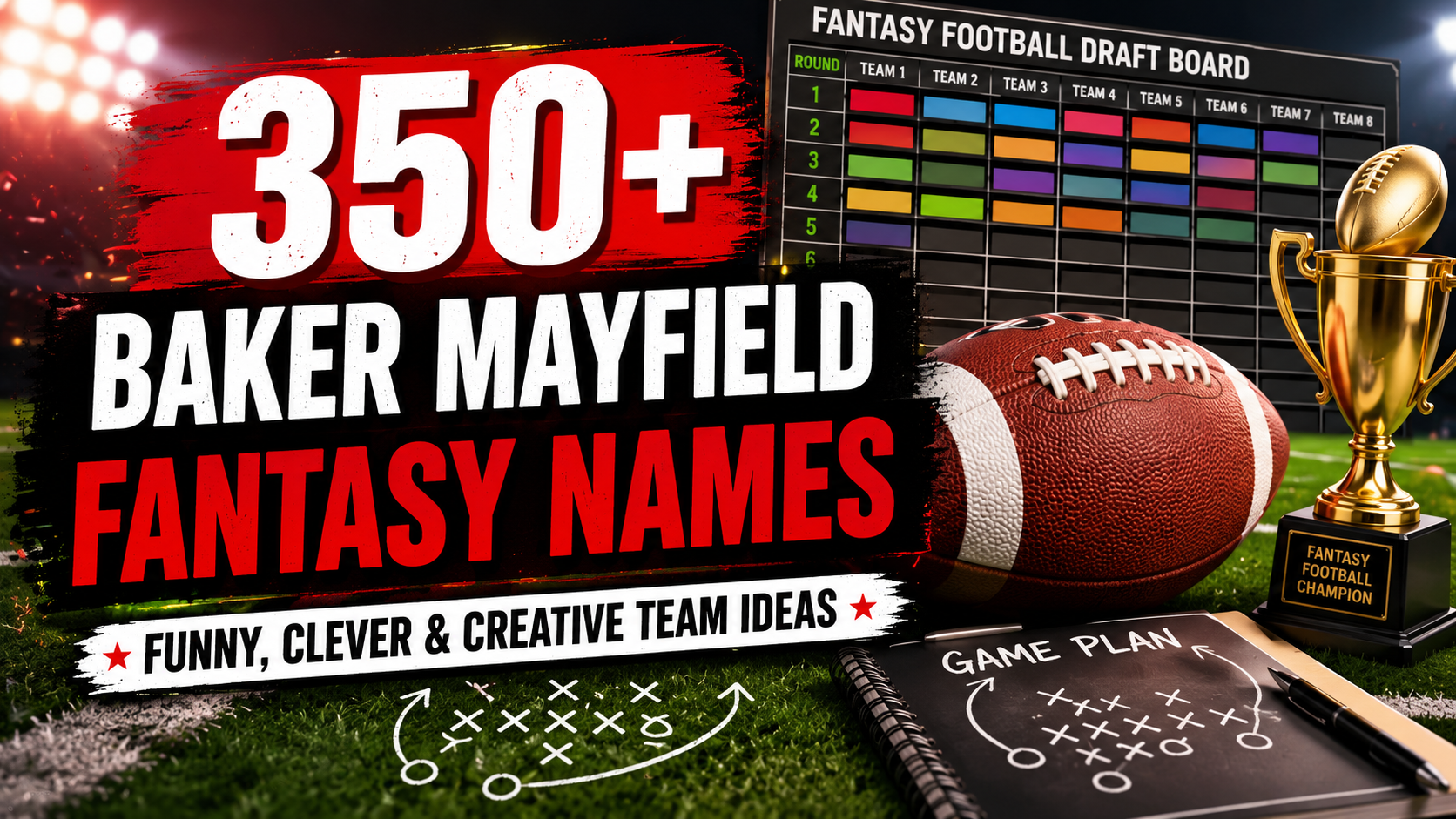 Baker Mayfield fantasy names