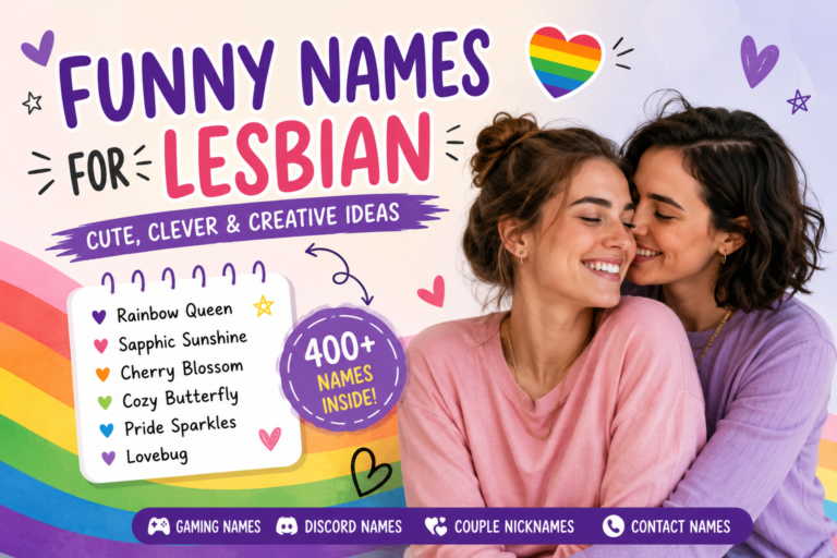 Funny Names for Lesbians