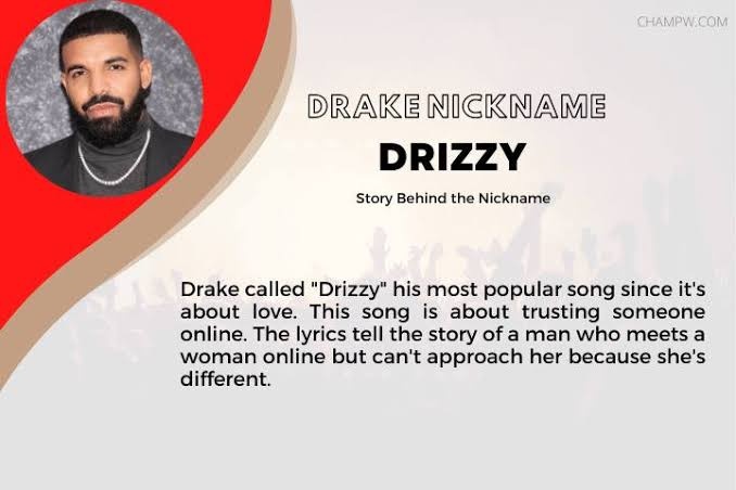Drake's Nicknames