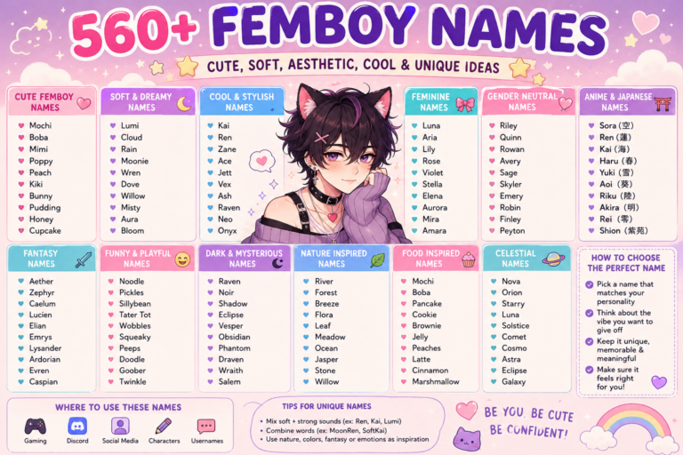 femboy names