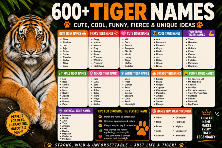 tiger name