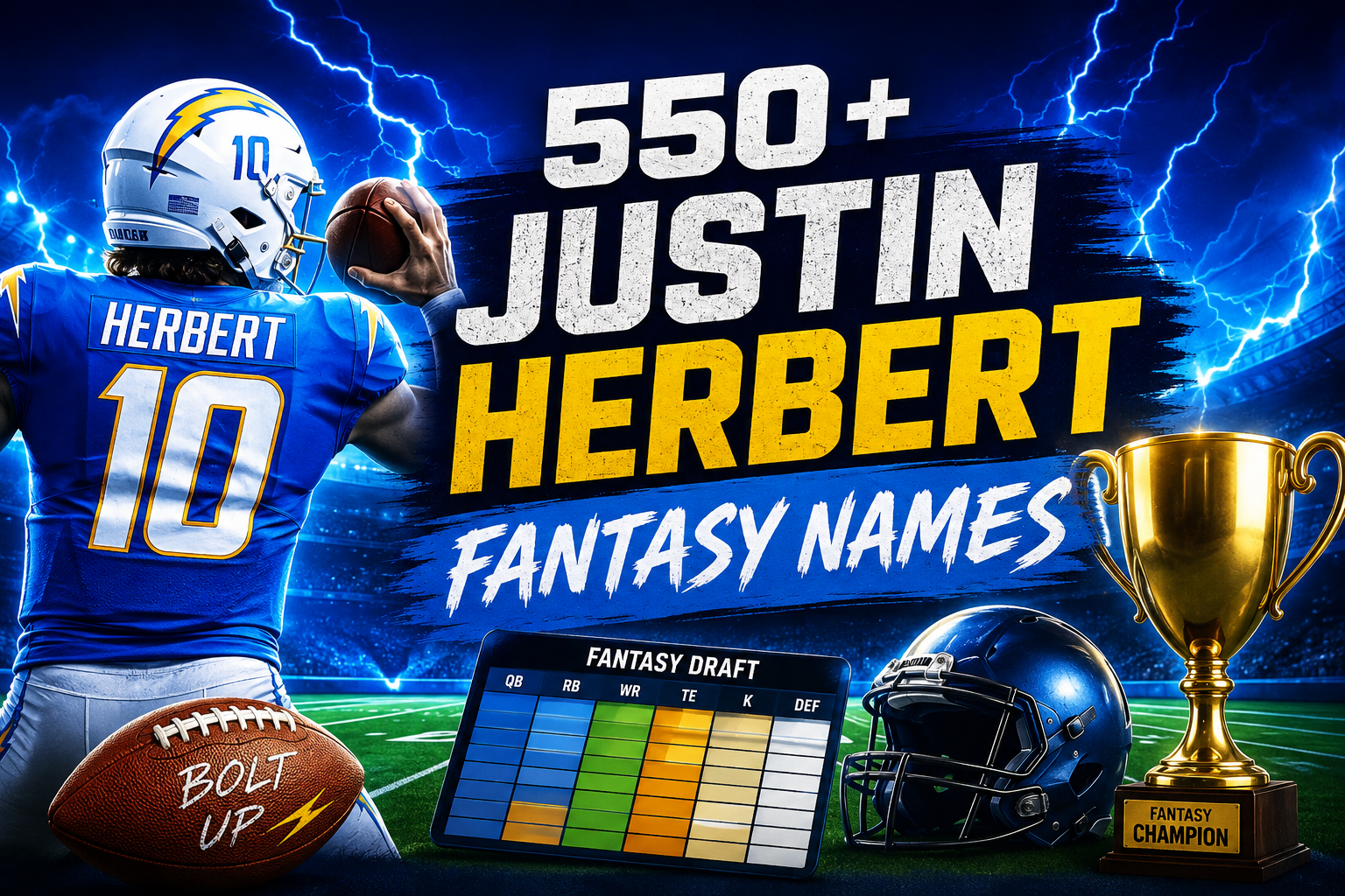 Justin Herbert fantasy name